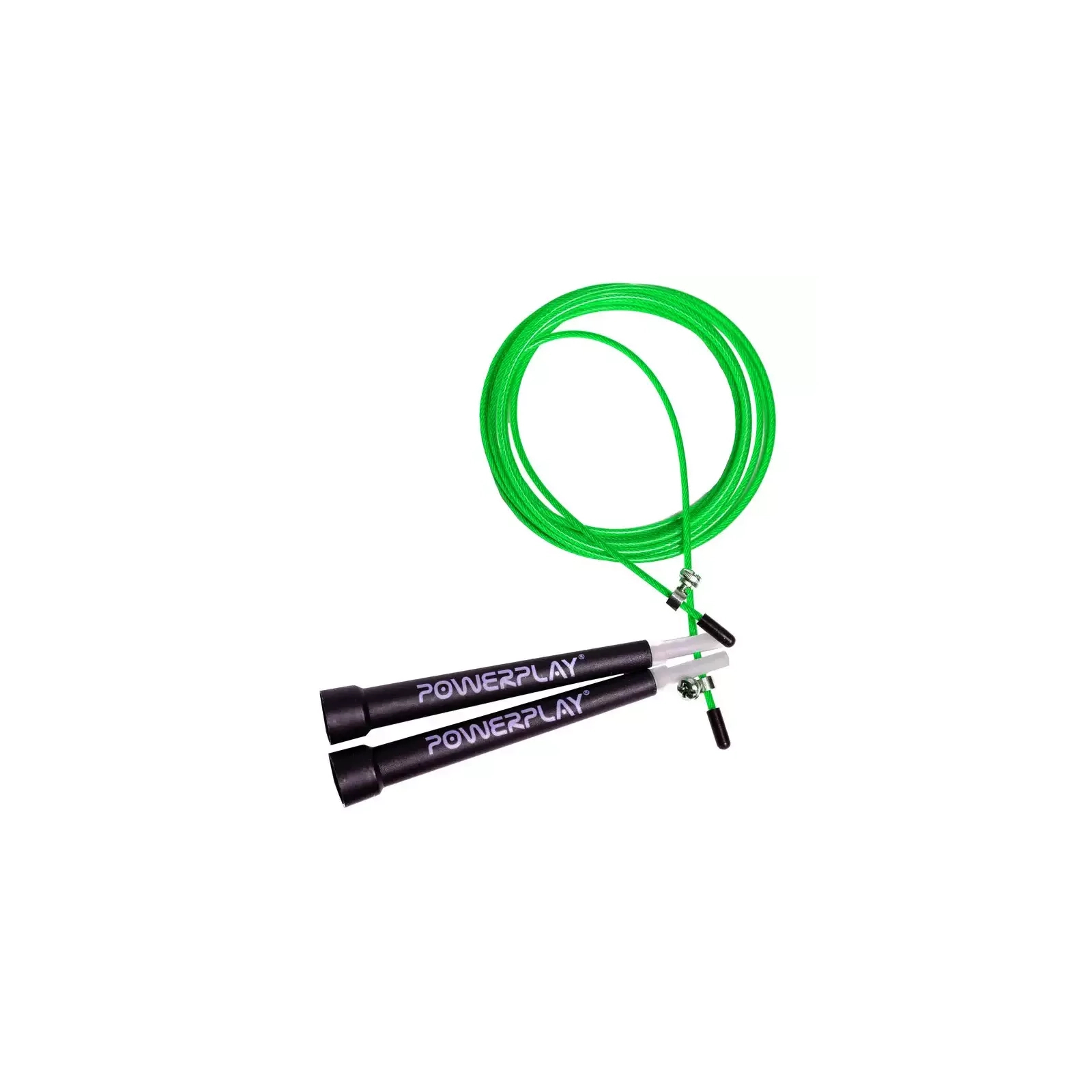 Скакалка PowerPlay 4202 швидкісна Зелена (PP_4202_Green) зображення 2