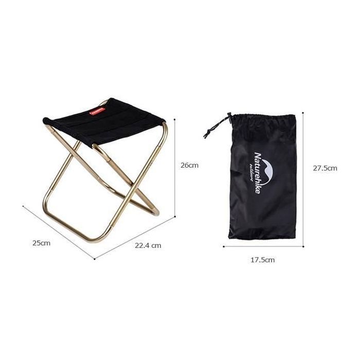 Стілець складаний Naturehike NH17Z012-L Black (6927595721391) зображення 2