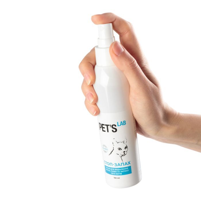 Спрей для тварин Pet's Lab Стоп-запах від життєдіяльності котів 150 мл (9750) зображення 2
