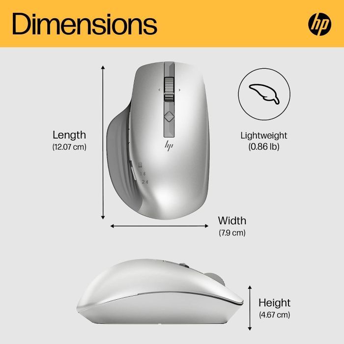 Мышка HP Creator 930 Wireless Silver (1D0K9AA) изображение 8