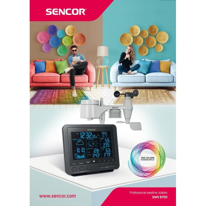 Метеостанція Sencor SWS9700 зображення 5