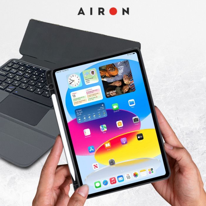 Чехол для планшета AirOn Premium iPad 10.9 10Gen 2022 10.9" with Keyboard (4822352781095) изображение 11