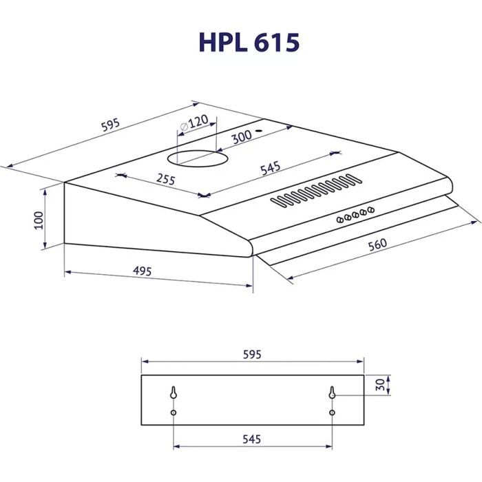 Вытяжка кухонная Minola HPL 615 I изображение 11