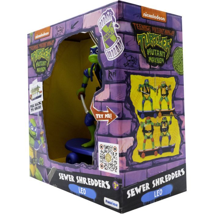 Ігровий набір Funrise TMNT Черепашки-ніндзя класичні Майстри бойових мистецтв Леонардо movie star 2023 (71059) зображення 4