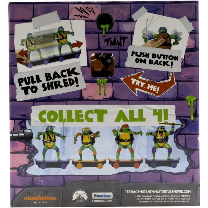 Ігровий набір Funrise TMNT Черепашки-ніндзя класичні Майстри бойових мистецтв Леонардо movie star 2023 (71059) зображення 5