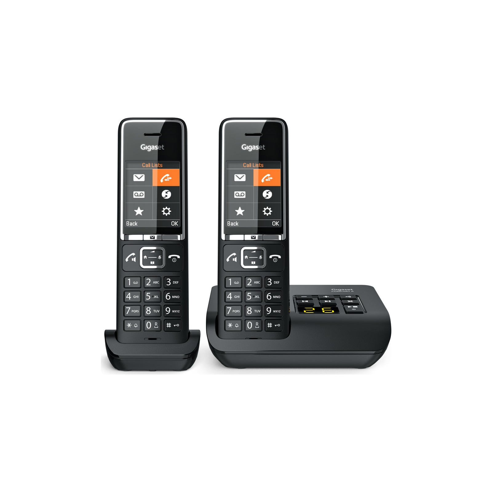 Телефон DECT Gigaset Comfort 550 AM DUO Black Chrome (L36852H3021S304)