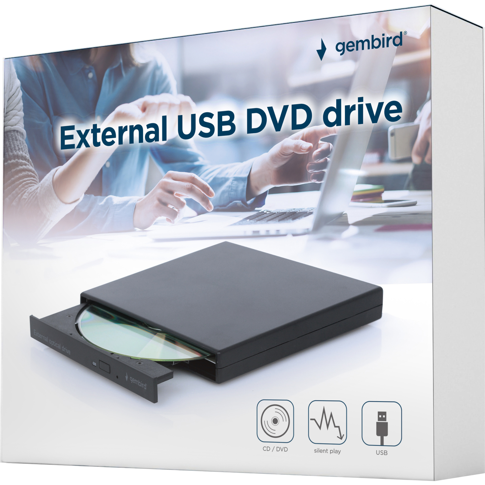 Оптический привод DVD-RW Gembird DVD-USB-04 изображение 5