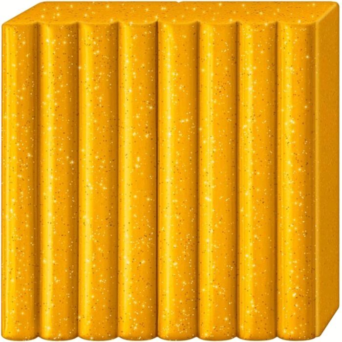 Пластика Fimo Effect, Золото с блестками, 57 г (4007817096277) изображение 2