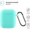 Чохол для навушників Armorstandart Ultrathin Silicone Case With Hook для Apple AirPods 2 Mint Green (ARM59686) зображення 2