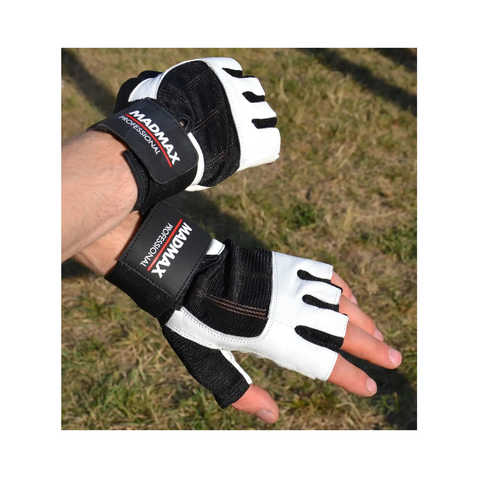 Перчатки для фитнеса MadMax MFG-269 Professional White M (MFG-269-White_M) изображение 6
