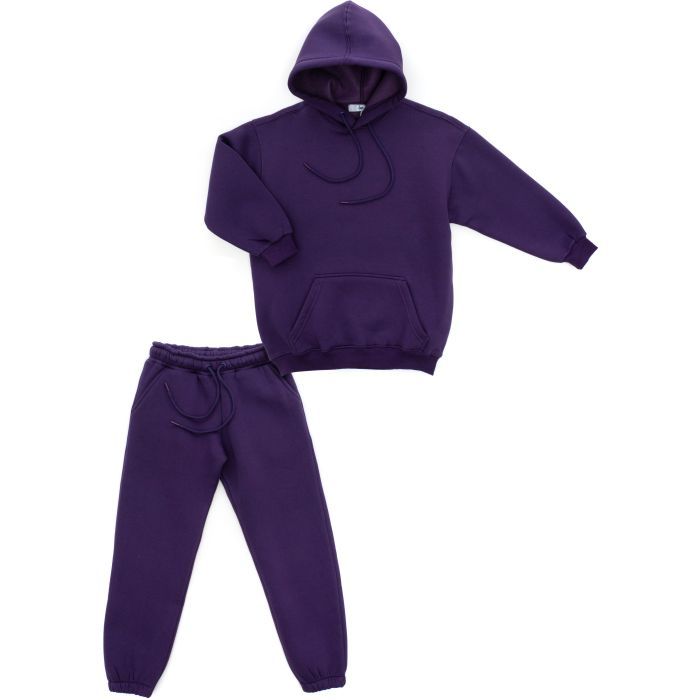 Спортивный костюм детский A-Yugi флисовый (7205-140G-lilac)