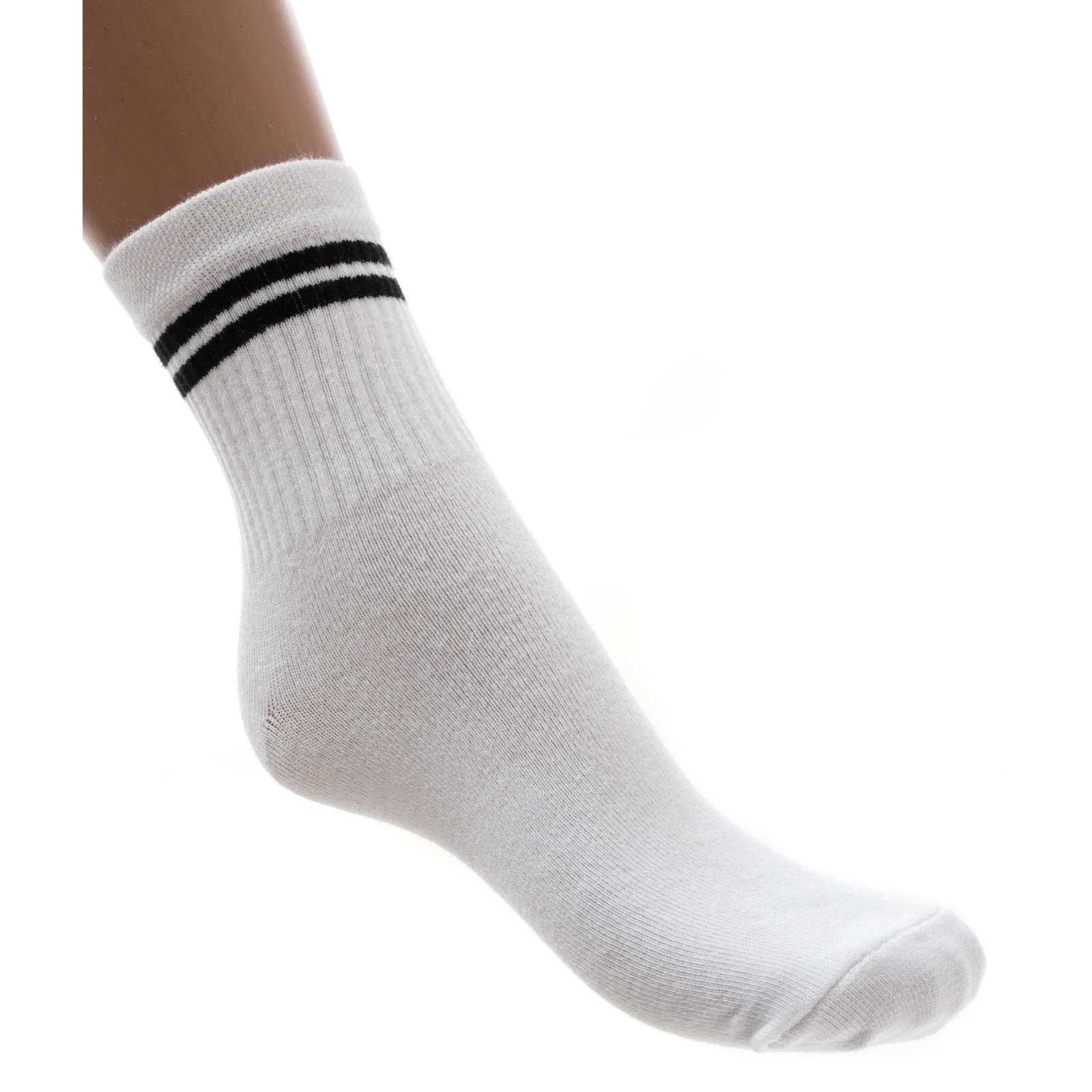 Шкарпетки дитячі UCS Socks зі смужками (M0C0101-2523-9G-white)