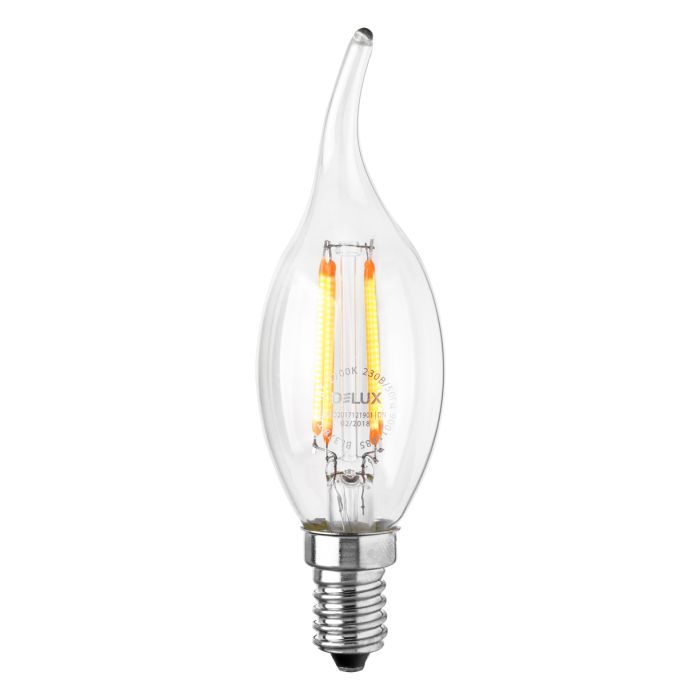 Лампочка Delux BL37B 4 Вт tail 2700K 220В E14 filament (90011685) изображение 2