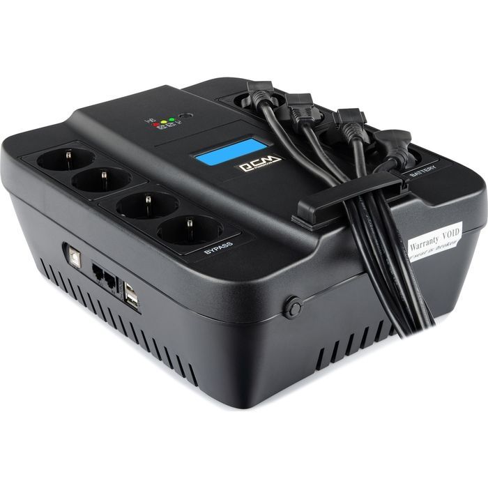 Пристрій безперебійного живлення Powercom SPD-900U Schuko зображення 6