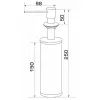 Дозатор для жидкого мыла GRANADO Redondo inox (gd0207) изображение 4