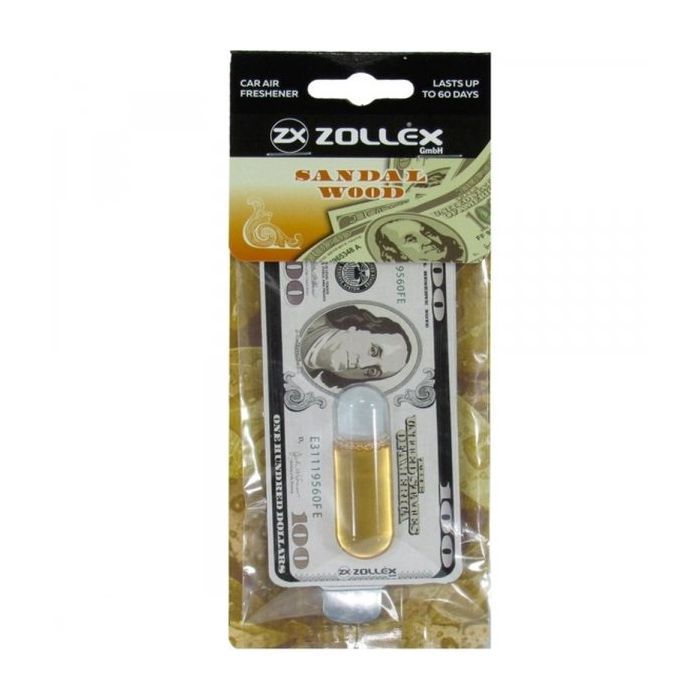 Ароматизатор для автомобіля Zollex Dollar Sandal wood (3930252)