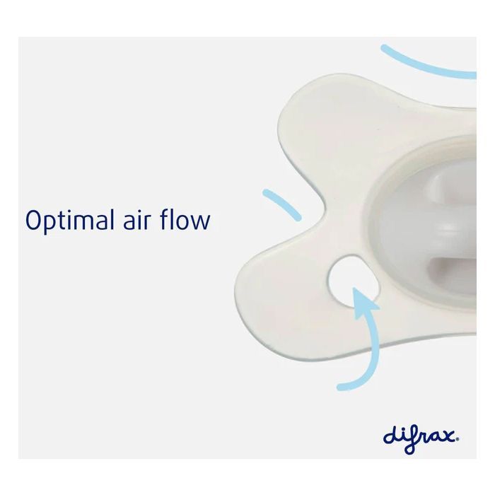 Пустышка Difrax Natural Newborn, 0+ мес (113 Apricot_lines) изображение 4