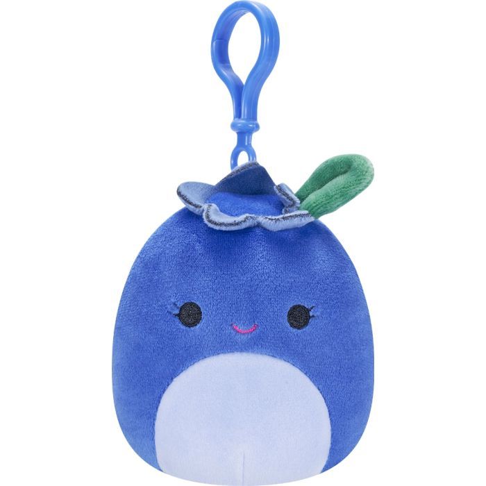 Мягкая игрушка Squishmallows на клипсе – Черника Блуби 9 см (SQCP00147)