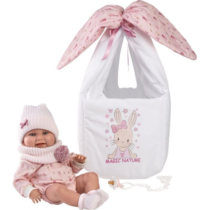 Кукла Llorens Nica Rn Porta Bebe "Magic Nature", 40 см (73802) изображение 3
