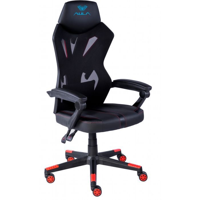 Крісло ігрове Aula F010 Gaming Chair Black/Red (6948391286228) зображення 2