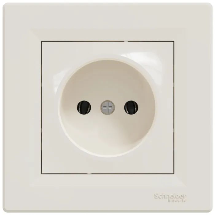 Розетка Schneider Electric ASFORA без заземления бронза (EPH3000169)