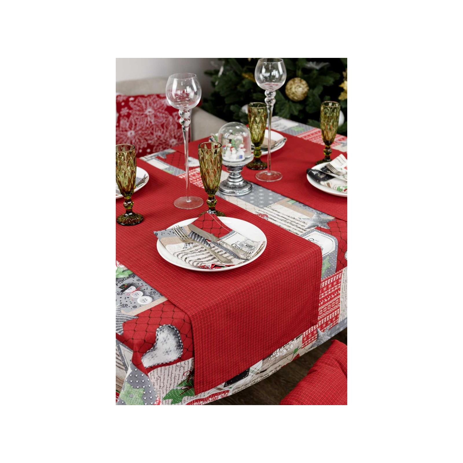 Серветка на стіл Прованс Merry Christmas 35x45 см (4823093449251) зображення 4