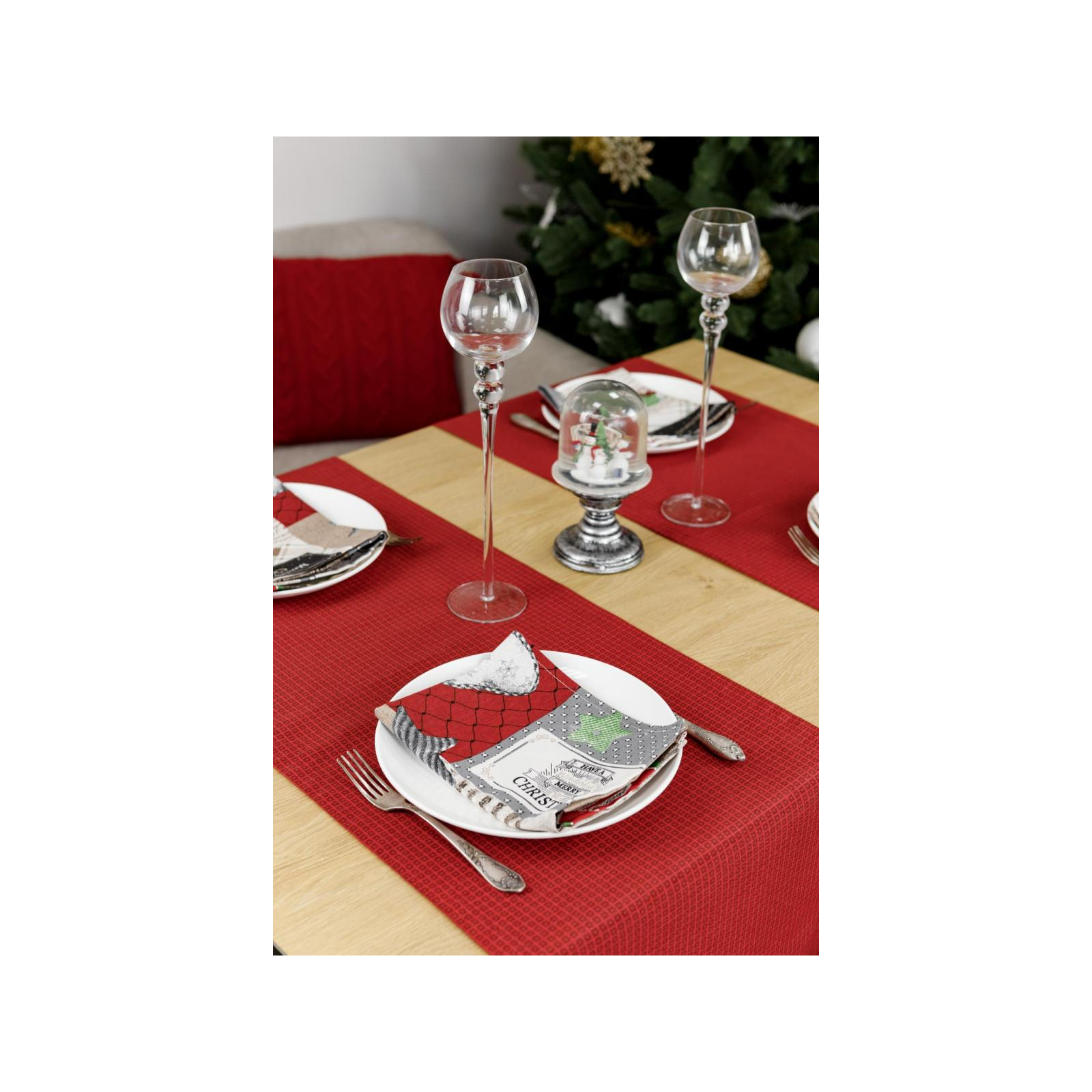 Серветка на стіл Прованс Merry Christmas 35x45 см (4823093449251) зображення 8
