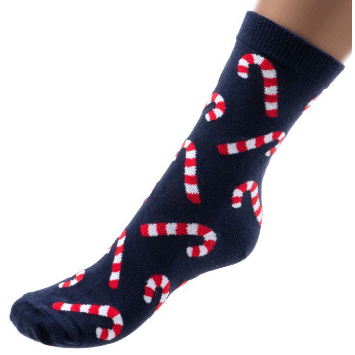 Носки детские Bross новогодние (2101-13-bluered)