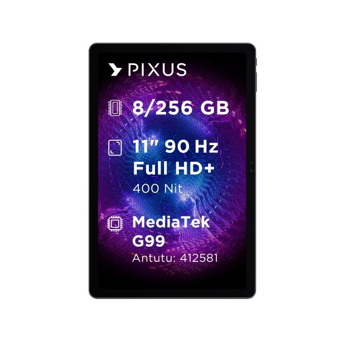 Планшет Pixus Titan 10.95" 8/256GB LTE чохол+зарядка, metal, graphite (4897058531763) изображение 2