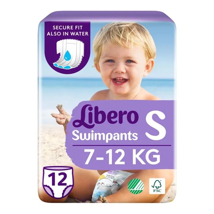 Подгузники Libero Swimpants Small 7-12 кг 12 шт (7322541981659)