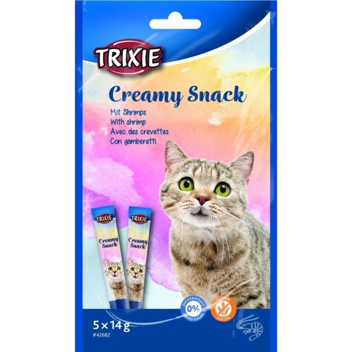 Лакомство для котов Trixie Creamy Snacks креветки 5х14 г (4011905426822)