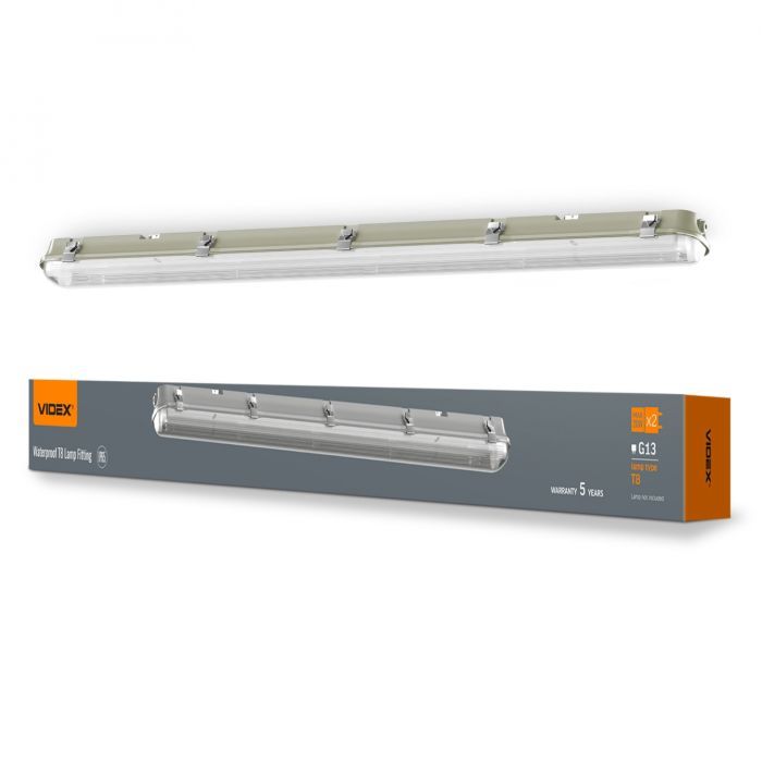 Светильник Videx IP65 2хТ8 VIDEX 1,2М 220V (VL-BNW-T8122G) изображение 12