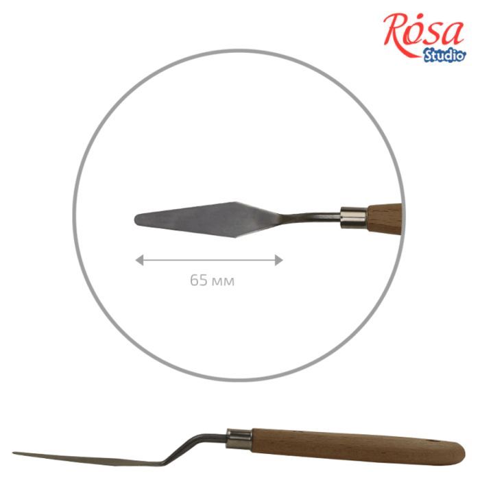 Мастихін Rosa Studio 11918 ромб, довжина 6,5см (6926586612212)