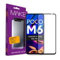 Фото - Захисне скло / плівка MAKE Скло захисне  Xiaomi Poco M6 Pro  MGF-XPM6P (MGF-XPM6P)