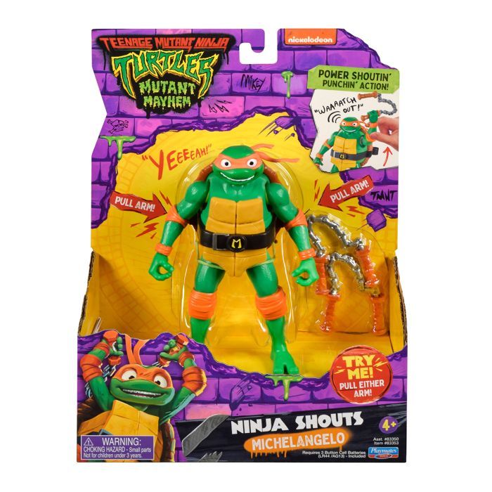 Фигурка TMNT Мovie III – Микеланджело (звук) (83353) изображение 5