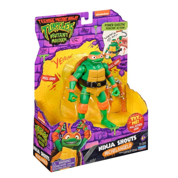 Фигурка TMNT Мovie III – Микеланджело (звук) (83353) изображение 6