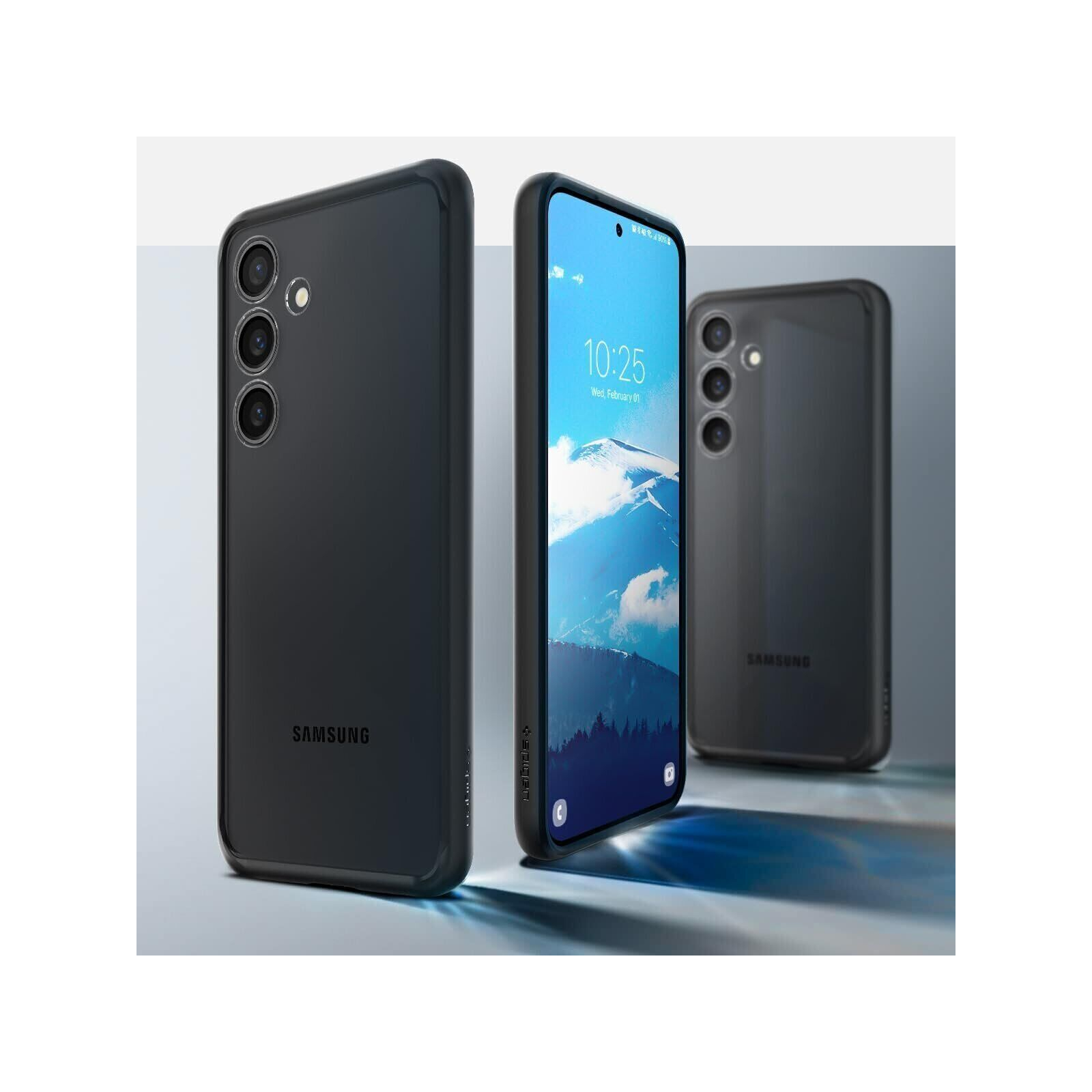 Чохол до мобільного телефона Spigen Samsung Galaxy S24 Ultra Hybrid Matte Black (ACS07352) зображення 11