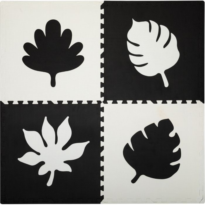 Детский коврик MoMi пазл Feli 120 х 120 cм Black (AKCE00028)