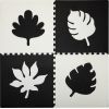 Детский коврик MoMi пазл Feli 120 х 120 cм Black (AKCE00028)