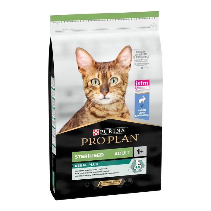 Сухой корм для кошек Purina Pro Plan Sterilised с кроликом 10 кг (7613033566486) изображение 2