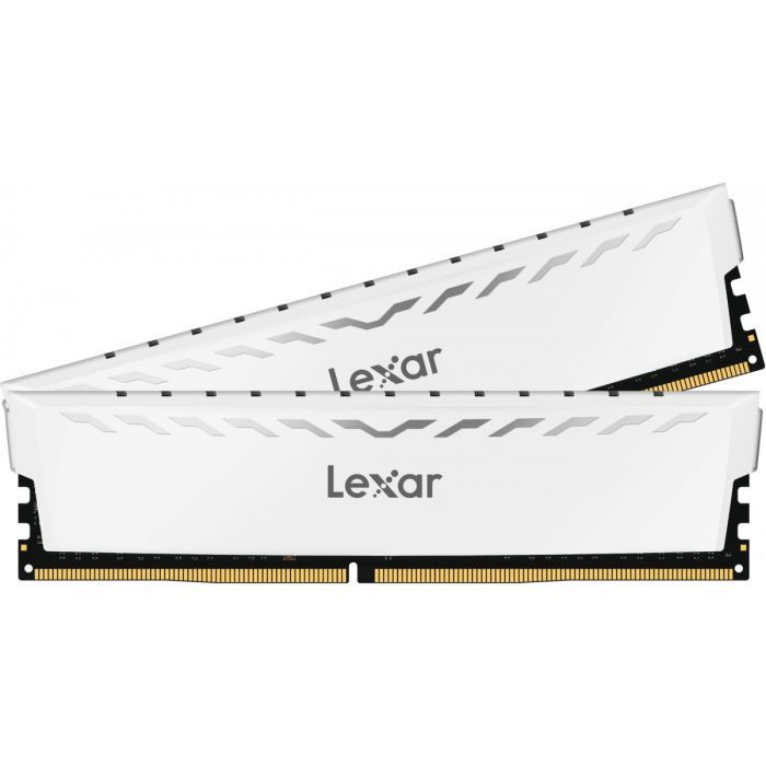Модуль памяти для компьютера DDR4 16GB (2x8GB) 3600 MHz Thor White Lexar (LD4BU008G-R3600GDWG) изображение 6