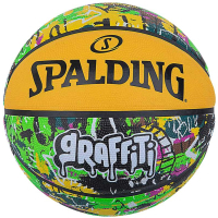 Фото - Баскетбольный мяч SPALDING М'яч баскетбольний  Graffitti жовтий, мультиколор Уні 7 84374Z (68 