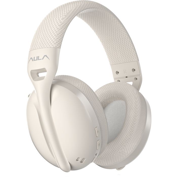 Наушники Aula S6 - 3 in 1 Wired/2.4G Wireless/Bluetooth Milk Tea (6948391235578) изображение 5