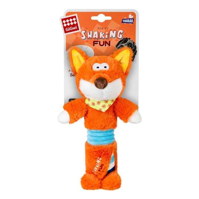 Іграшка для собак GiGwi Shaking Fun Лис з великою пищалкою 32 см (2259) зображення 2