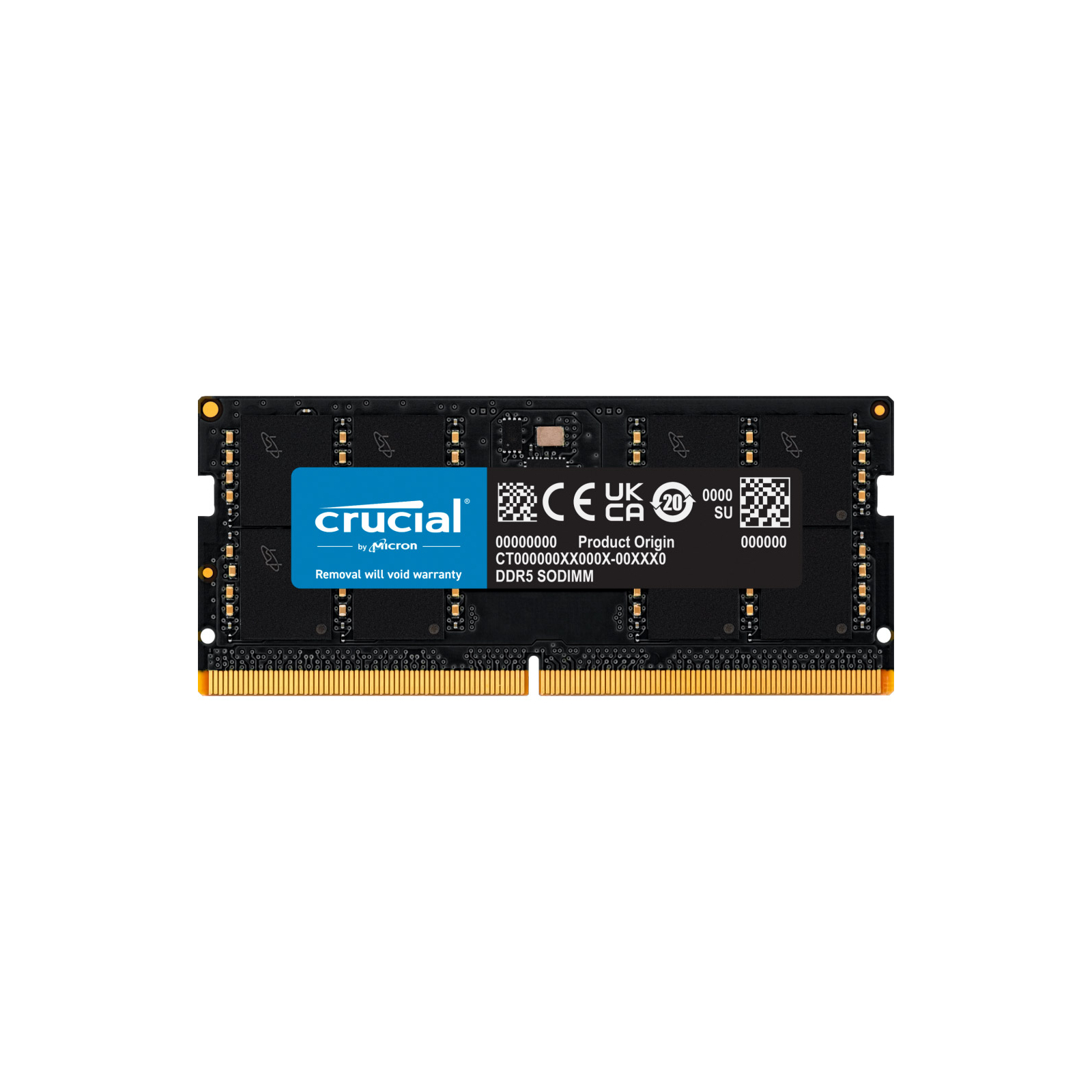Модуль памяти для ноутбука SoDIMM DDR5 8GB 5600 MHz Micron (CT8G56C46S5)