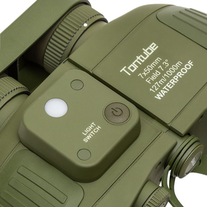 Бінокль Tontube 7x50 Waterproof Military (TV991709) зображення 5