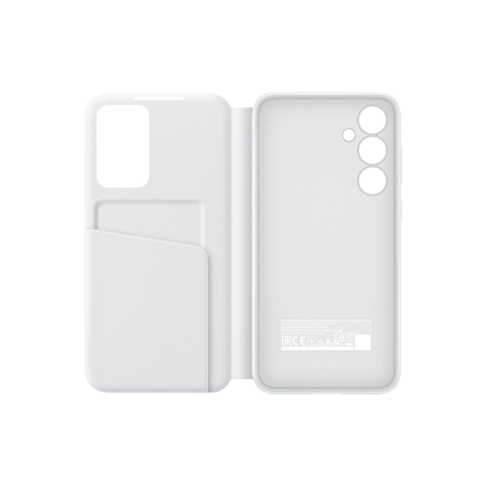 Чохол до мобільного телефона Samsung Galaxy A55 (A556) Smart View Wallet Case White (EF-ZA556CWEGWW) зображення 5