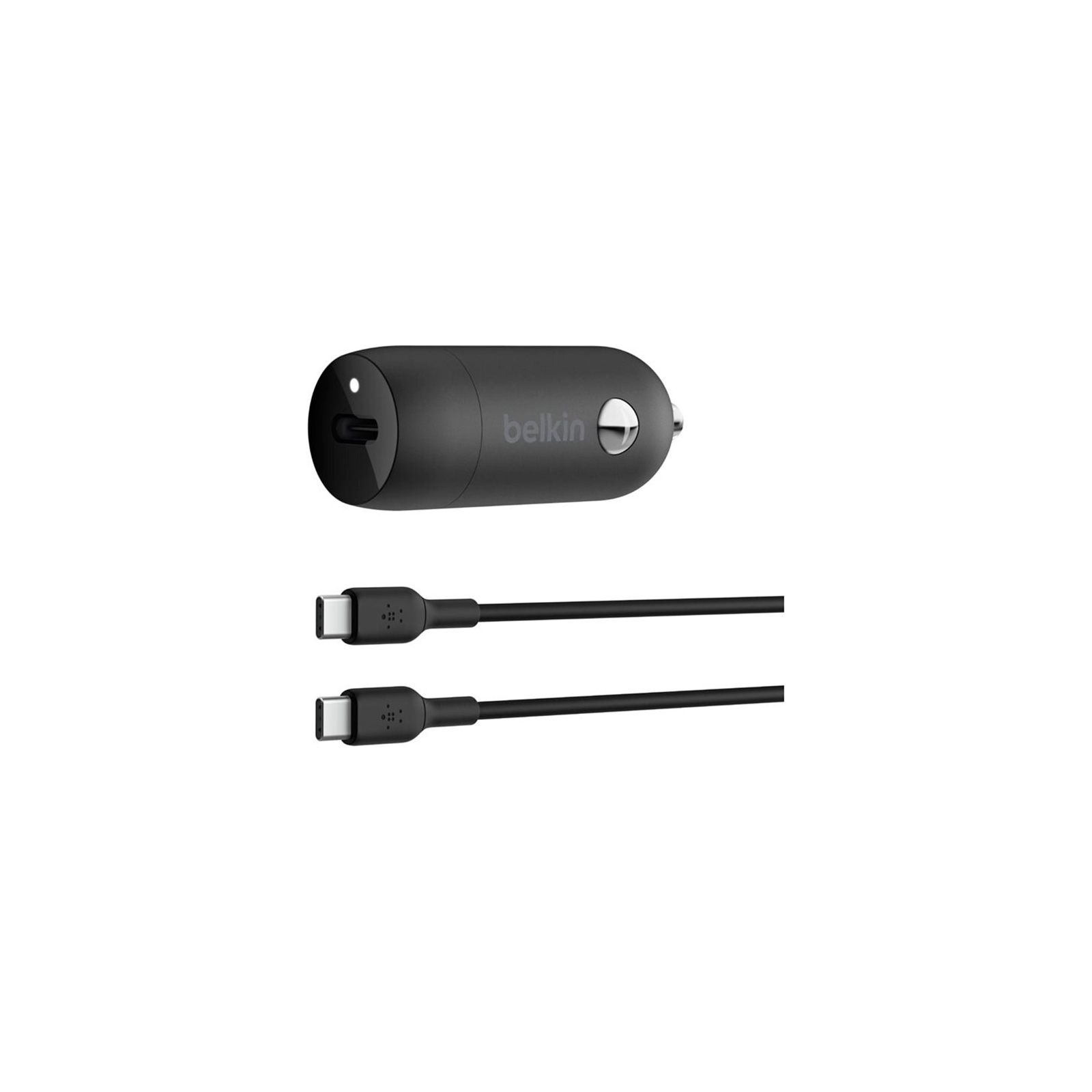 Зарядное устройство Belkin USB-C 30W PD PPS + cable USB-C 1m (CCA004BT1MBK-B6)