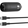 Зарядное устройство Belkin USB-C 30W PD PPS + cable USB-C 1m (CCA004BT1MBK-B6)