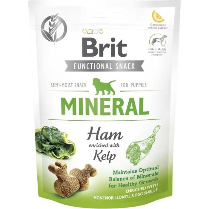 Ласощі для собак Brit Care Functional Mineral 150 г - шинка (8595602539994)